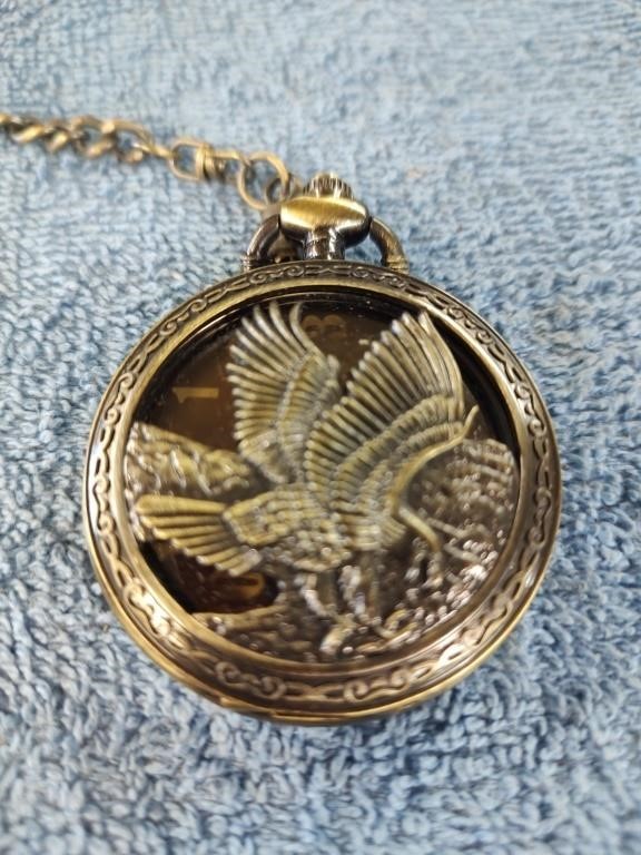 Eagle Pocket Pocket Watch - 14" Fob