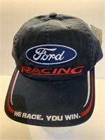Ford racing adjusted to fit ball cap appears new