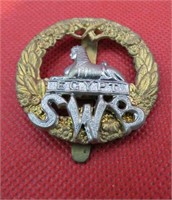 WWI South Wales Borders British Cap Badge Insignia