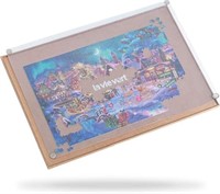 Lavievert Wooden Jigsaw Puzzle Board with