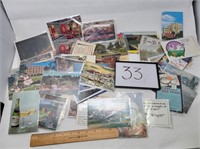 Advertising postcards collection