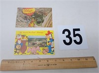 Pair of Hanna-Barbera postcards