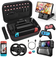 Switch Accessories Bundle 12 in 1 Compatible with