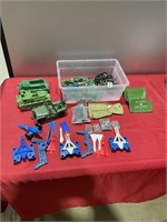 Big collection of army men weapons and vehicles