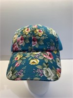 Floral print Velcro adjustable ball cap appears