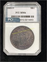 1883 O Morgan Silver Dollar MS64