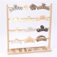 Claw Clip Organizer  Wooden Hair Clip Organizer St