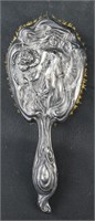 Silver-tone Art Nouveau Vanity Brush