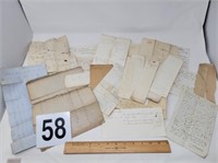 Old paper collection 1860s