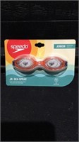 Speedo Junior Sea Spray Goggles - Salmon/clear
