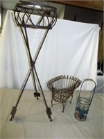 Wrought Metal Planter / Plant Stand / Etc