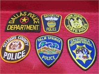 USA Lot 6 Police & Highway Patrol Trade Patches