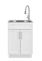 Glacier Bay All-in-One 24 in Laundry Sink/Cabinet