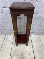 Chinese Chippendale Carved Pedestal