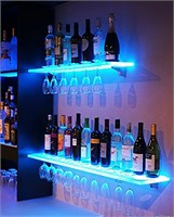 $199  Liquor Bottle Display Shelf  2 Pack Bar Shel
