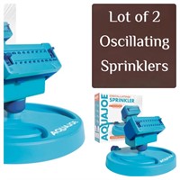 Lot of 2 - AquaJoe Oscillating Sprinklers