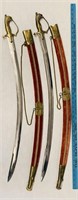 (2) Indian Horse Head Sabres