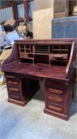Vintage Oak Roll Top Desk Leopold Desk Co.
