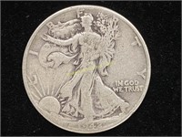 1942 D Walking Liberty Half Dollar Coin