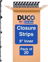 Duco 9in Classic Rib Profile Foam Closure Strips f