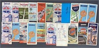 19 Mid Century US Road Maps Michigan Florida