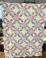 DOUBLE WEDDING RING QUILT BY FRANCES HANGLEY