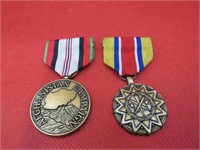 US Military Medals Afganistan & National Guard