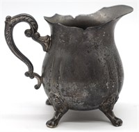 Silver Plated Footed Creamer Pitcher