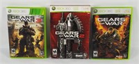 Xbox 360 Gears Of War 1, 2 & 3 Games