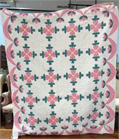ROSE OF SHARON QUILT BY TESS BACKMAN