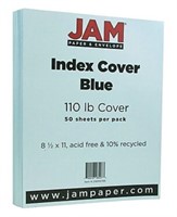 (2) Packs JAM Paper Vellum Bristol 100 lb