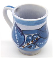 Handmade in Cancun Blue Bird Mug