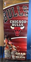 Chicago bulls Budweiser vinyl banner