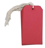 100 Gift Tags with String, Medium, 4 3/4