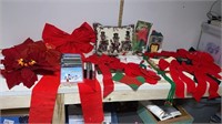 Christmas Decor - Bows, Stockings, CD’s, & More