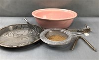 1957 Miramar bowl and other kitchen items