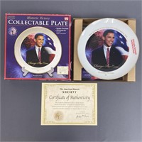 Barack Obama Commemorative Plate w/ Box