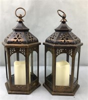 Fake candle lanterns