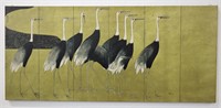 Ogata Korin "Cranes" Edo Period