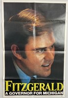 William B Fitzgerald Jr For Governor Poster