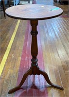 ANTIQUE WALNUT CANDLE STAND
