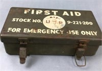 Vintage first aid kit & contents