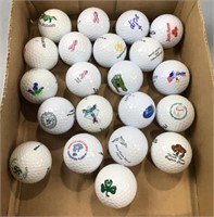 21 logo golf balls
