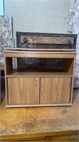 >TV Stand w/ Swivel Top 28x15x24