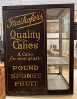 FREIHOFER'S ADVERTISING CAKE SHOW CASE