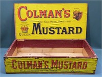 COLEMAN'S MUSTARD ADVERTISING BOX