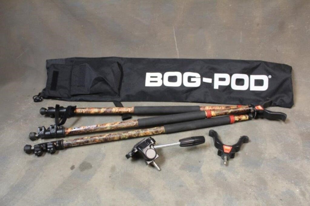 Bog Pod Tripod with Extra Rifle Head & Camera Head