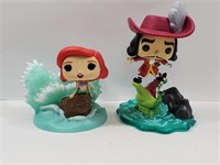 2 Disney Funko Figurines