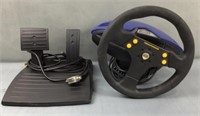 NASCAR super sport thrust master steering wheel