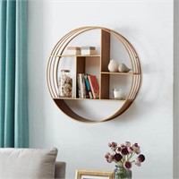 FirsTime & Co. Gold Circular Shelf